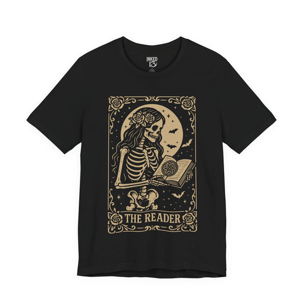 Printify T-Shirt Black / S The Reader T-Shirt
