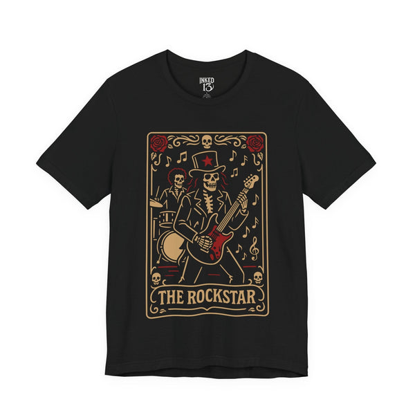 Printify T-Shirt Black / S The Rockstar Tarot T-Shirt