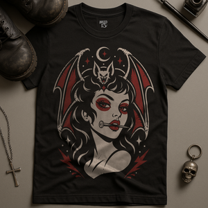 Bat Woman Woman Tattoo T-Shirt