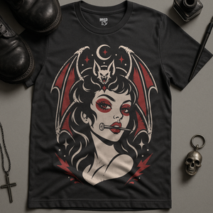 Bat Woman Woman Tattoo T-Shirt