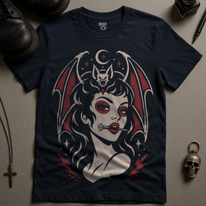Bat Woman Woman Tattoo T-Shirt