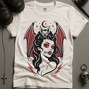 Bat Woman Woman Tattoo T-Shirt