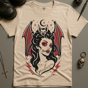 Bat Woman Woman Tattoo T-Shirt