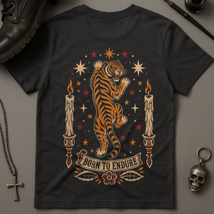 Born To Endure Tiger T-Shirt