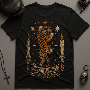 Born To Endure Tiger T-Shirt