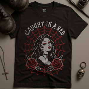 Caught In A Web T-Shirt