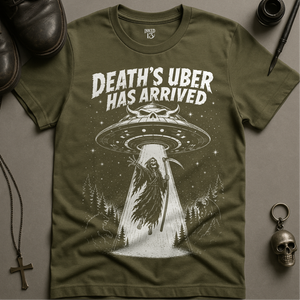 Death's Uber Has Arrived T-Shirt