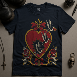 Swallow Mechanical Heart T-Shirt