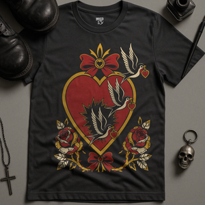 Swallow Mechanical Heart T-Shirt
