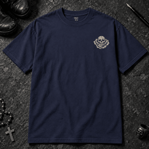 All That Grows T-shirt - True Navy - S - Inked 13 - Unisex alternative tattoo apparel.