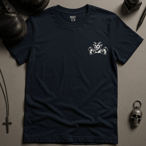 Be The Goat T-Shirt - Navy - S - Inked 13 Ltd Unisex alternative tattoo apparel