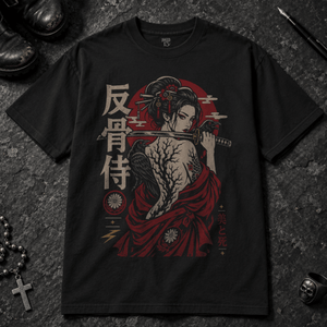Beauty and Death T-shirt - Black - S - Inked 13 - Unisex alternative tattoo apparel.