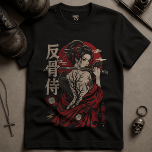 Beauty and Death T-shirt (New Style) - Black - S - Inked 13 Ltd Unisex alternative tattoo apparel