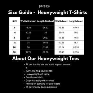 Cat Ramen Heavyweight T-shirt - White - S - Inked 13 Ltd Unisex alternative tattoo apparel