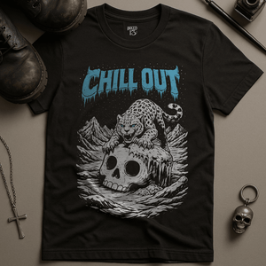 Chill Out Minifigure T-Shirt - Black - S - Inked 13 Ltd Unisex alternative tattoo apparel