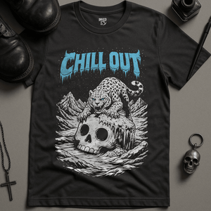 Chill Out Minifigure T-Shirt - Dark Grey - S - Inked 13 Ltd Unisex alternative tattoo apparel