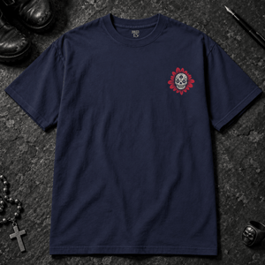 Cobra Femme Tattoo T-shirt - True Navy - S - Inked 13 - Unisex alternative tattoo apparel.