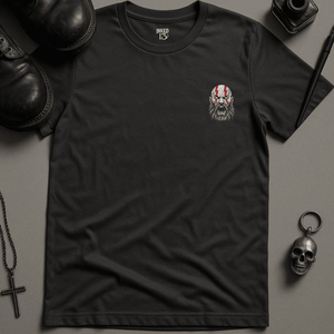 Conquer All Warrior T-Shirt - Dark Grey - S - Inked 13 Ltd Unisex alternative tattoo apparel