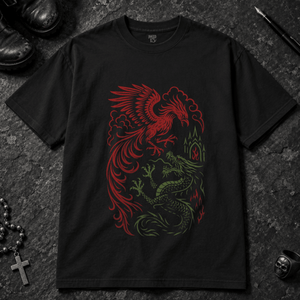 Crow Medieval Village T-Shirt - Black - S - Inked 13 - Unisex alternative tattoo apparel.