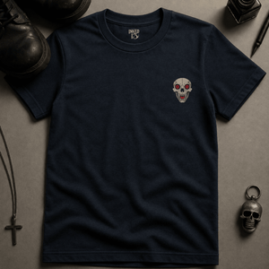 Cursed Bat T-shirt - True Navy - S - Inked 13 Ltd Unisex alternative tattoo apparel