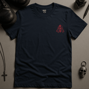 Dark Reality T-Shirt - Navy - S - Inked 13 Ltd Unisex alternative tattoo apparel