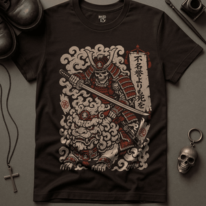 Death Before Dishonor T-Shirt - Brown - S - Inked 13 Ltd Unisex alternative tattoo apparel