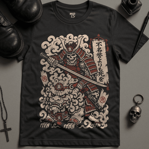 Death Before Dishonor T-Shirt - Dark Grey - S - Inked 13 Ltd Unisex alternative tattoo apparel