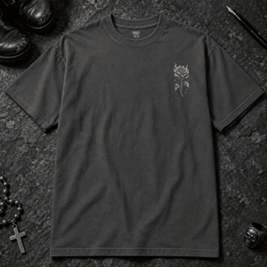 Devil Winged Lover T-Shirt - Graphite - S - Inked 13 - Unisex alternative tattoo apparel.