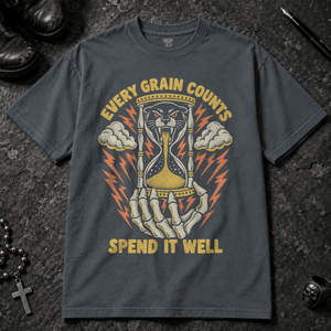 Every Grain Counts T-shirt - Pepper - S - Inked 13 - Unisex alternative tattoo apparel.