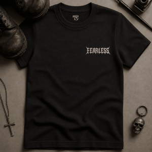 Fearless Fiery Dogs T-shirt - Black - S - Inked 13 Ltd Unisex alternative tattoo apparel
