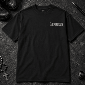 Fearless Fiery Dogs T-shirt - Black - S - Inked 13 - Unisex alternative tattoo apparel.