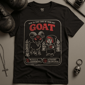 Goat Rituals T-Shirt - Black - S - Inked 13 Ltd