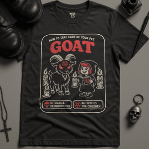 Goat Rituals T-Shirt - Dark Grey - S - Inked 13 Ltd
