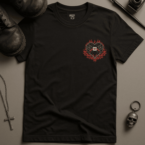 Goth Girl QoH T-Shirt - Black - S - Inked 13 Ltd Unisex alternative tattoo apparel