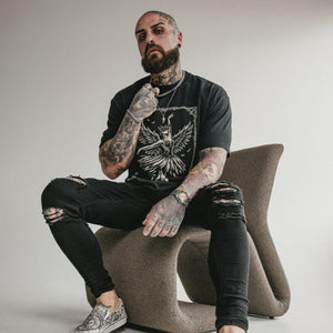 jack wearing our gothic ballet t-shirt