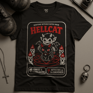 Hellcat Rituals T-Shirt - Black - S - Inked 13 Ltd