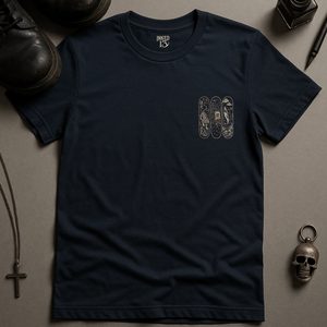 Japanese Animals Skateboard T-Shirt - Navy - S - Inked 13 Ltd