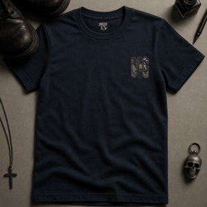 Japanese Animals Skateboard T-shirt (New Style) - True Navy - S - Inked 13 Ltd Unisex alternative tattoo apparel