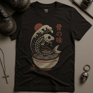 Koi Ramen T-Shirt - Black - S - Inked 13 Ltd