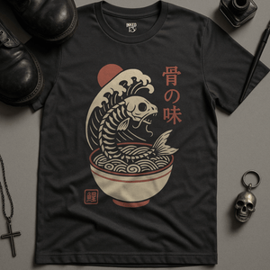 Koi Ramen T-Shirt - Dark Grey - S - Inked 13 Ltd