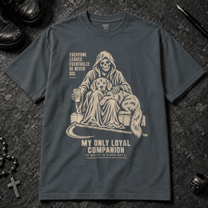Loyal Companion T-shirt - Pepper - S - Inked 13 - Unisex alternative tattoo apparel.