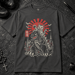 Midnight Snack T-shirt - Graphite - S - Inked 13 - Unisex alternative tattoo apparel.