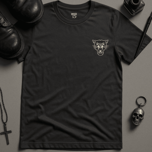 Outta Luck T-Shirt - Dark Grey - S - Inked 13 Ltd Unisex alternative tattoo apparel