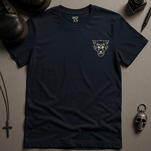 Outta Luck T-Shirt - Navy - S - Inked 13 Ltd Unisex alternative tattoo apparel