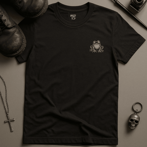 Panther Eagle Flames T-Shirt - Black - S - Inked 13 Ltd Unisex alternative tattoo apparel