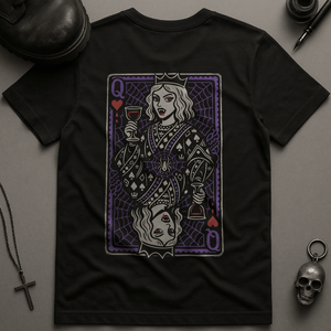Queen Of Vampires T-Shirt - Black - S - Inked 13 Ltd