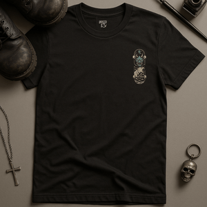 Skateboard Polar Bear Oni Mask T-Shirt - Black - S - Inked 13 Ltd