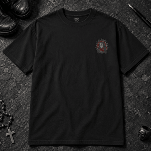Spider Woman Tattoo T-shirt - Black - S - Inked 13 - Unisex alternative tattoo apparel.