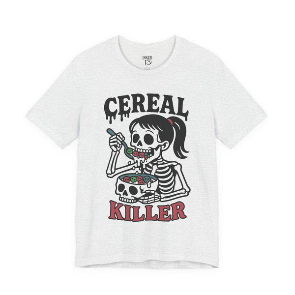 Printify T-Shirt Ash / S Cereal Killer T-Shirt