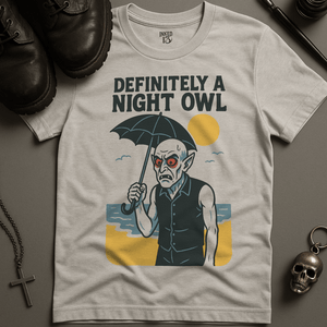 T-Shirt Ash / S Definitely A Night Owl T-Shirt